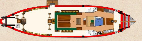 Mergui Safari 2 (boat layout 1 to 9)
